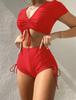2024 European & American Sexy Two-Piece Bikini Swimwear