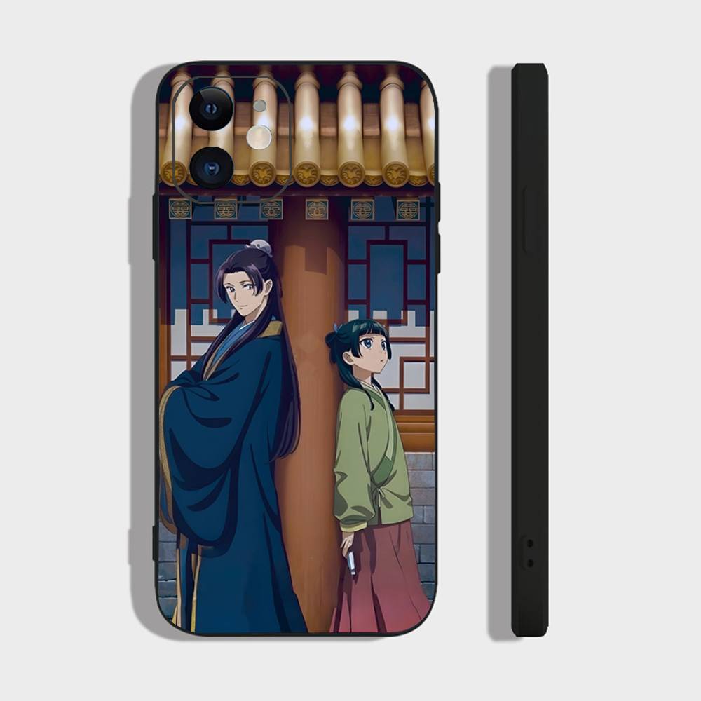 The Apothecary Diaries Animation Phone Case For IPhone 17 Air 16 15 14 13 Pro Max 11 12 Black Silicone Cover