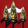 Solar Garden Lights Outdoor, Christmas Tree Solar Garden Lamp Solar LED Spike Lights Ground Lights for Home Garden