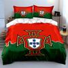 "Portugal FPF Flag Bedding Set" Bedding Duvet Cover Set Duvet Cover Pillowcases  (1 * Duvet Cover 2 * Pillowcases, Without Duvet Insert)