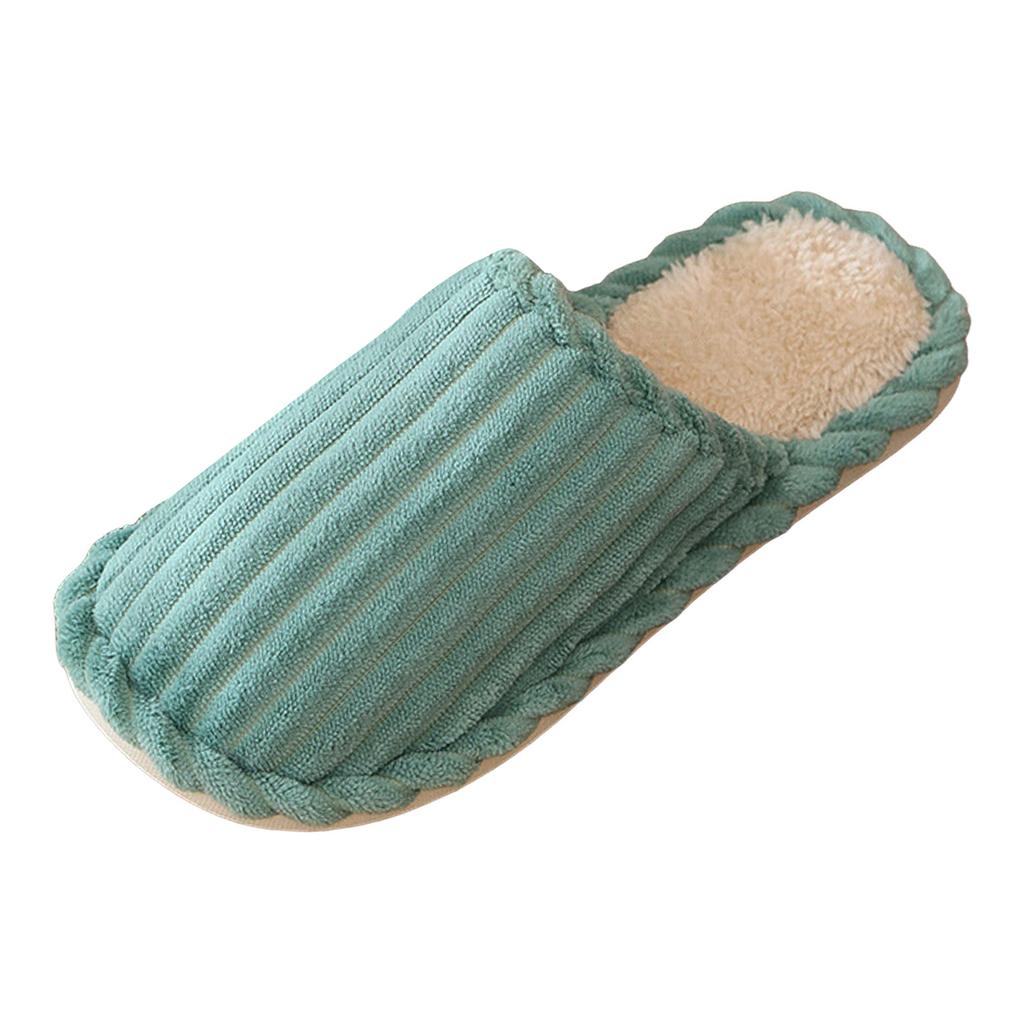 Women's Fleece Lined Indoor Slippers Warm And Thickened Casual Cotton Slippers Plush Cotton Womens Memory Foam Slippers Size 8