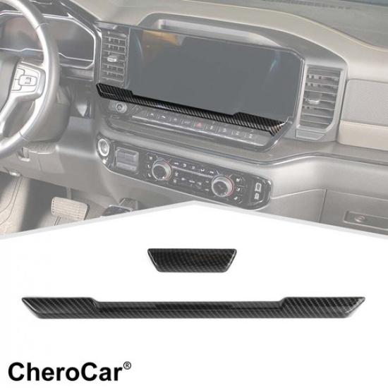 Center Console Dashboard Panel Decor Strip Trim Cover For Chevy Silverado +