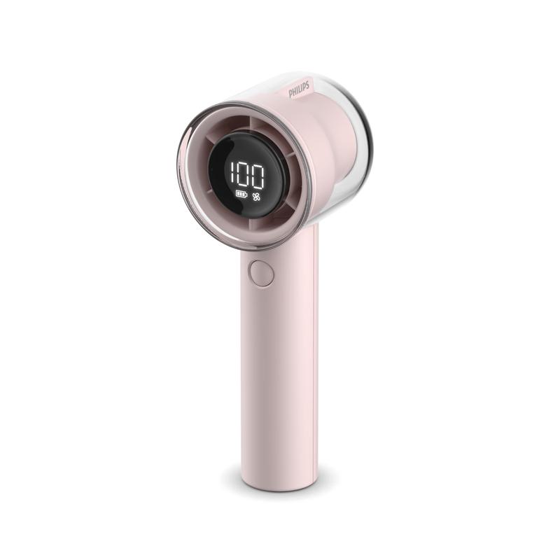 Philips Portable 100-Speed Rechargeable Handheld Fan CN plug (adapter included)