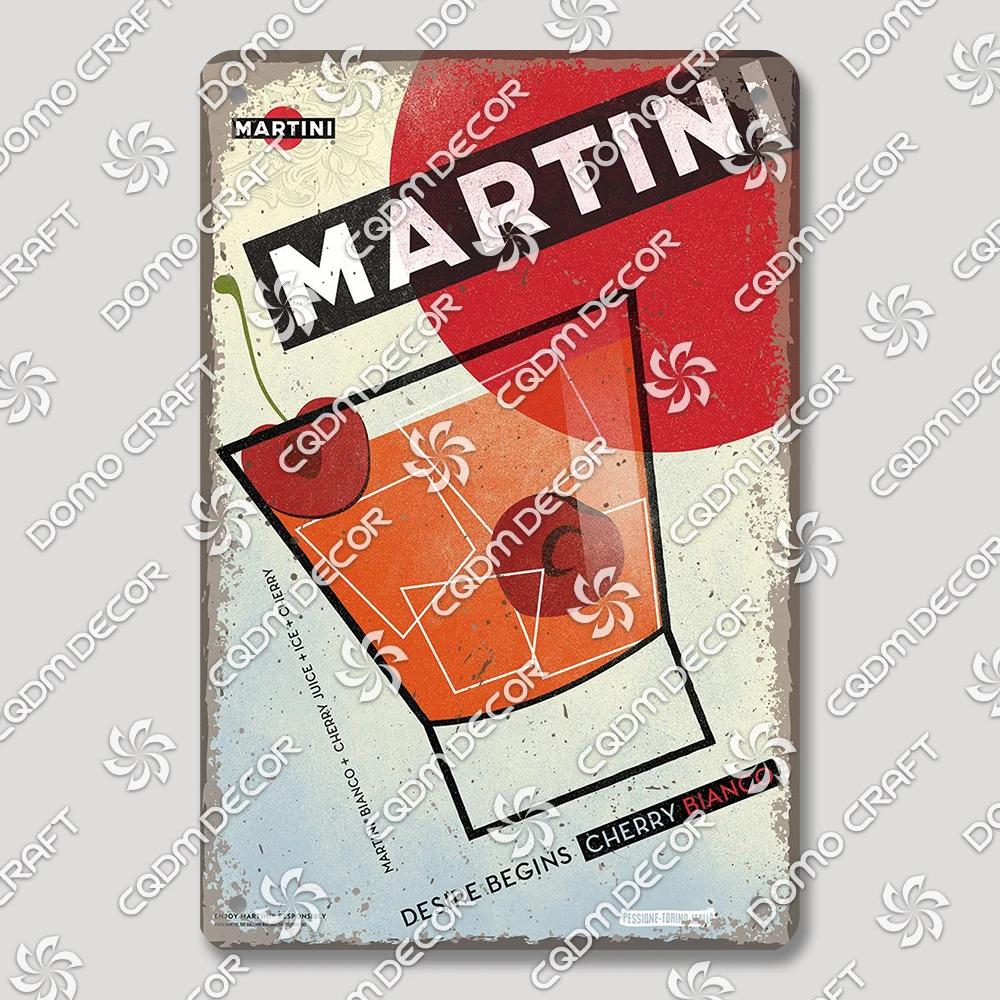 Vintage Drink Metal Tin Sign Wall Decor Mojito Margarita Aperol Spritz Negroni Limoncello  Perfect for Bar Pub Club