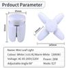E27 LED Garagen-Glühbirne 28W 360° verstellbar Faltbare Blattlampe Kein Flackern für Schlafzimmer Wohnzimmer Küche Deckenbeleuchtung Grillbeleuchtung