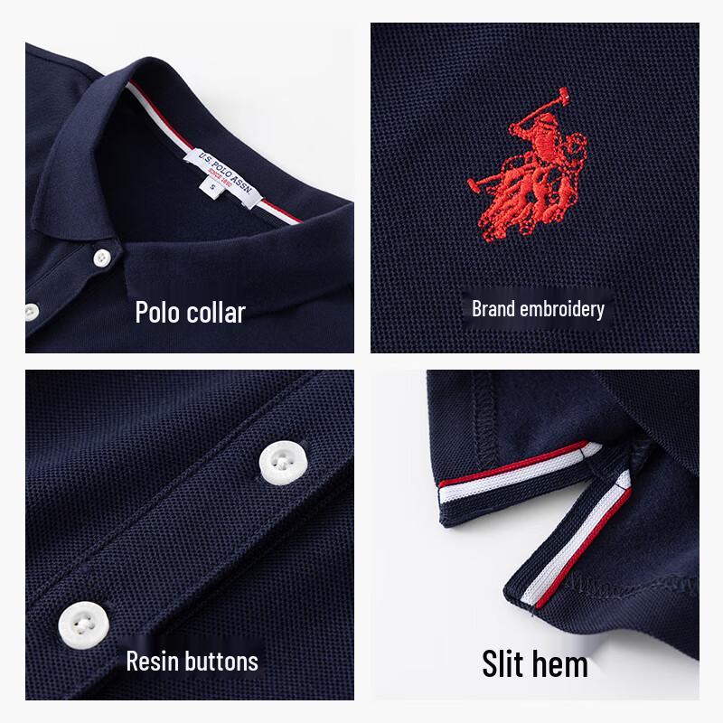 U.S. POLO ASSN. Women's Thermal Brushed Polo Shirt