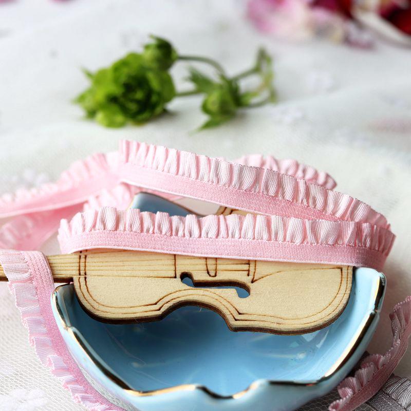 1mx1cm Comfortable Gift Embellishments Elastic Handicrafts Lotus Leaf Edge Smooth Touch Soft DIY Elastic Band Hair Accessories