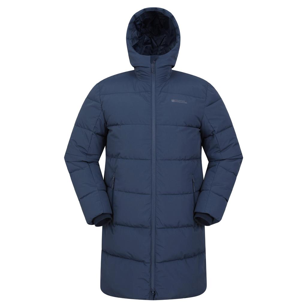 Mountain Warehouse Mens Vortex Longline Padded Jacket