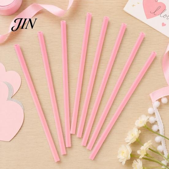 Drinking Water Straw Heart Shaped Straws, Food Safe PP Disposable Rounded Grade Lip Design Comfortable Sip Straws for Cocktail, Birthday Party