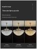 2025 Modern Minimalist Crystal Chandelier for Living and Dining Rooms