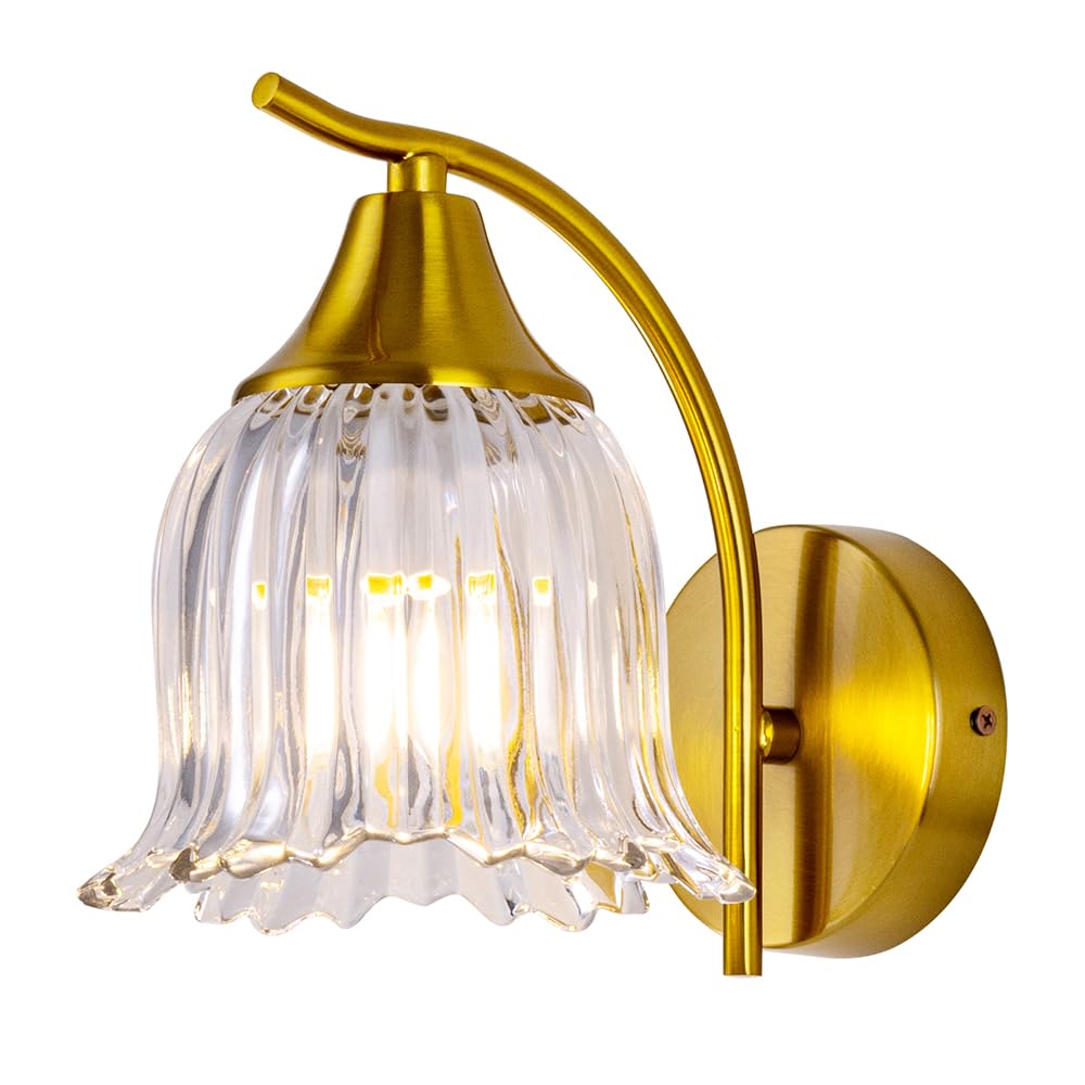 Bracket Lamp LED Stylish Scandinavian Washroom Glass Simple Stairs Antique Bedroom Washroom Electric Dining Interior Entrance Lighting Indirect