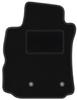 Dywanik kierowcy czarny dla: Minivan Renault Modus (2004-2012)