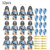 Building Blocks Medieval Knights Military Dragon Soldiers Ancient Castle Figures