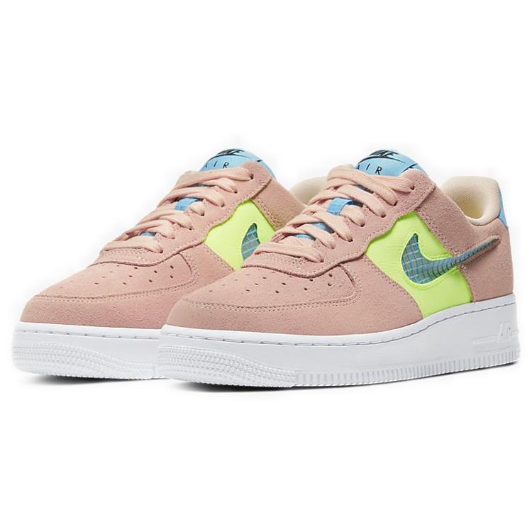 Nike Air Force 1 Low Washed Coral Ghost Green Women's CJ1647-600
