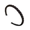Fabric Braided Hairhoop With AntiSlip Teeth Grip For Face Washing Exercise Strong Hold On Short Hair Styling Hairband