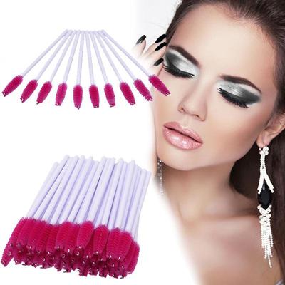50 SZTUK Makijaż Aplikatory do przedłużania rzęs Spooler Rzęsy Mascara Wands Brush Jednorazowe