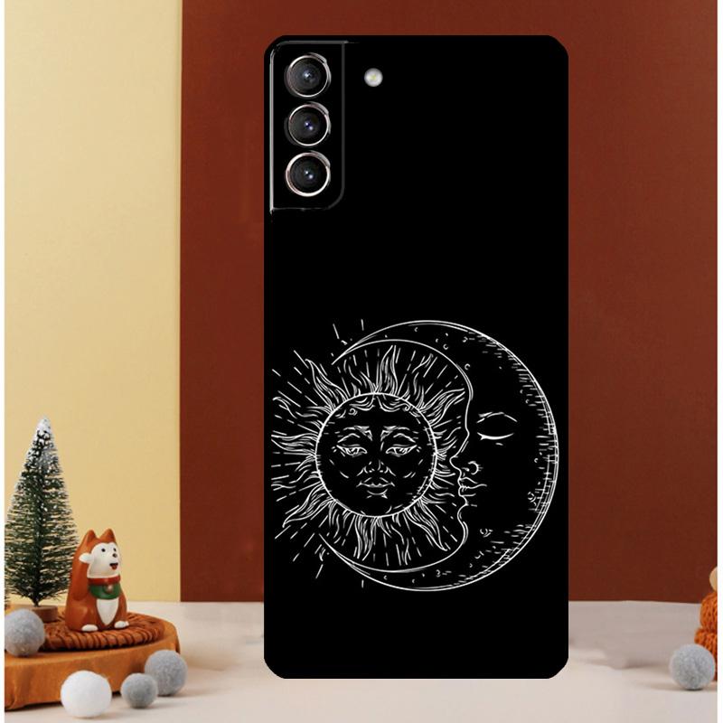 Sun Moons Star Astrological Celestial Case For Samsung Galaxy S23 Ultra S24 S22 Note 20 Ultra 10 Plus S8 S9 S10 S20 S21 FE Cover