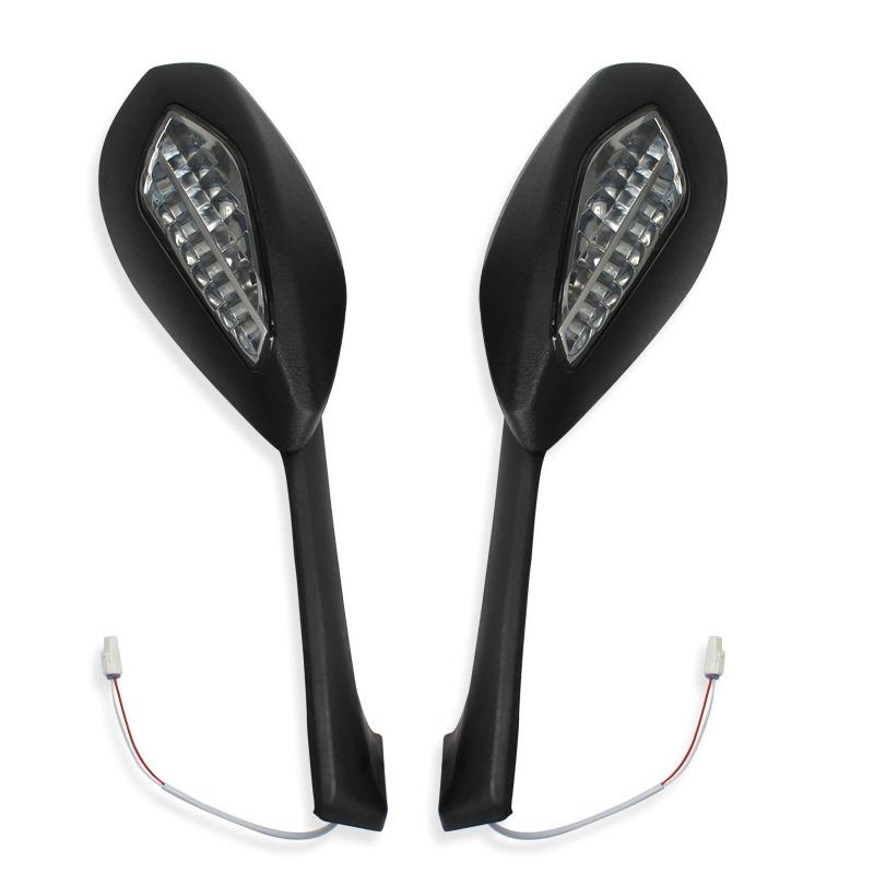 For Ducati Panigale V4 V4 S V4S 2018-2023 V2 2020-2023 Motorcycle Rearview Mirrors Rear View Foldable LED Turn Signals Light