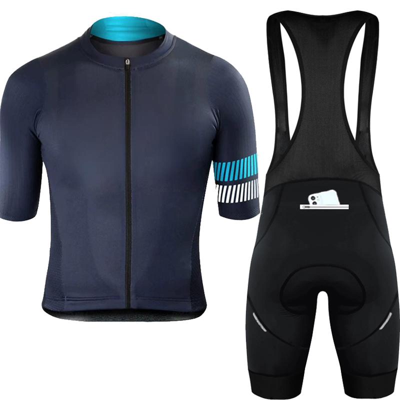 Phtxolue Pro Men Cycling Clothing Anti-Loss Zipper Women Cycling Jersey Set Bike Clothes Anti-UV MTB Bicycle Wear Suit Kit