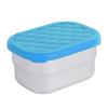 230ML 304 Stainless Steel Snack Container with Silicone Lid Fruit Storage Box  Kids