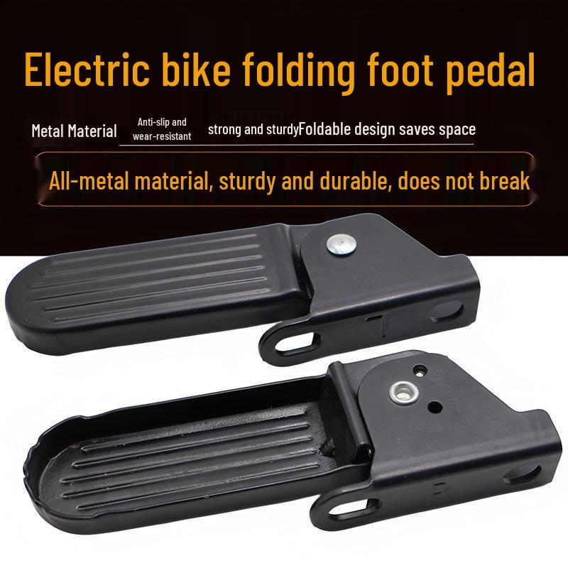 Foldable Front Pedal for Yadi Emma Dumbo L3 Harley U1 - Electric Vehicle Accessory