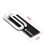 QR1 1Pc M1 Metal Logo Sticker Badge Decals for Sline TT Q2 Q3 Q5 Q7 Q8 A3 A4 A5 A6 A7 R8 B5 B6 B7 B8 C5 RS4 RS5 V8 Car Decoration