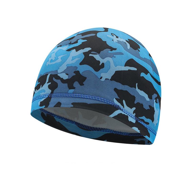 Summer Skull Cap UV Protection Ice Silk Helmet Liner Men Women Hat Workout Quick Dry Motorcycle Cycling Running Stretchy Beanie