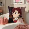 Anime Supernatural DDandadan Couple Cushion Cover Pillowcase Short Plush Invisible Zipper Room Sofa Cushion Cover