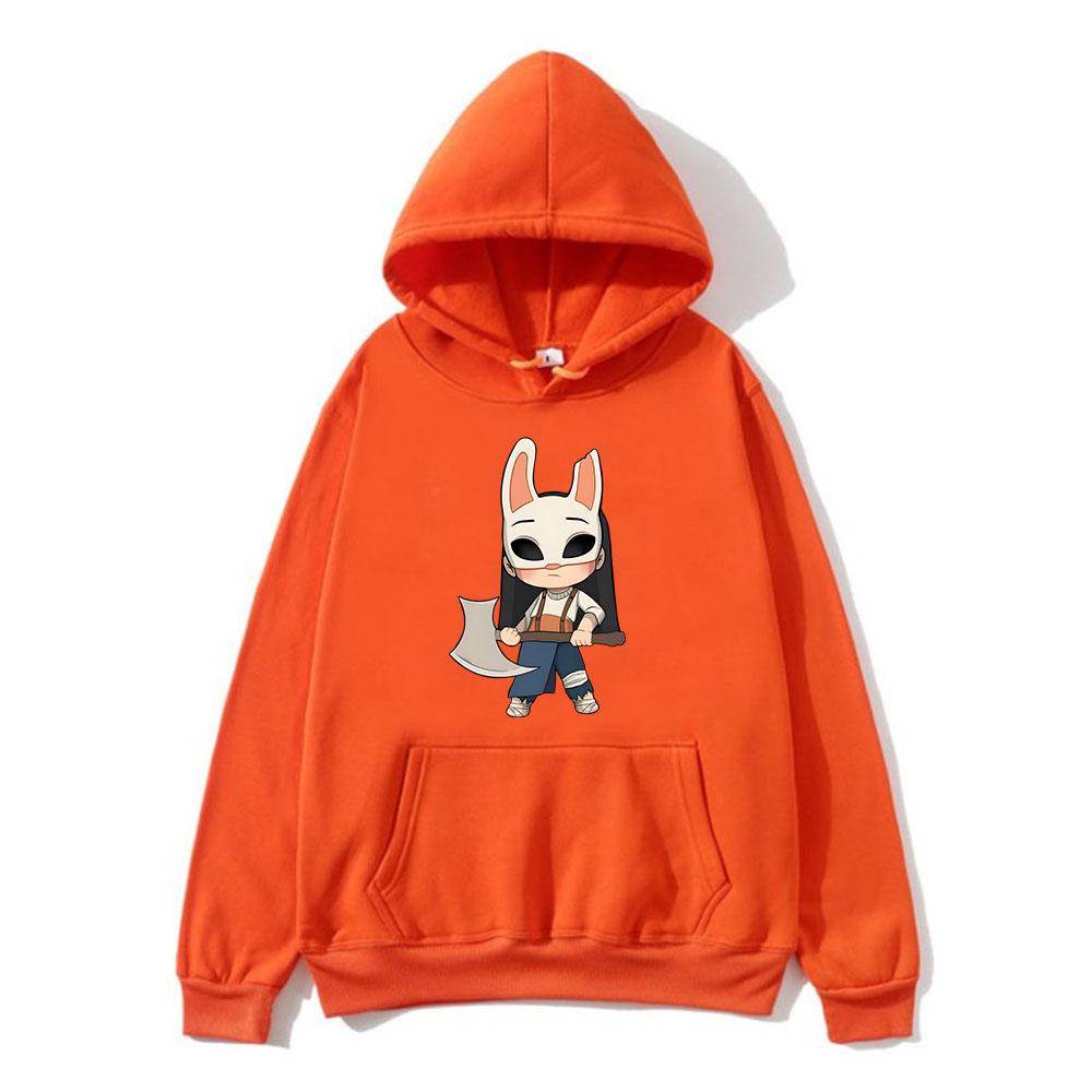 

DeadBy Daylight Игра Принт Толстовки Мужская Женская Одежда Длинный Рукав Весна Флис Толстовки Карман Уличная Одежда 3XL