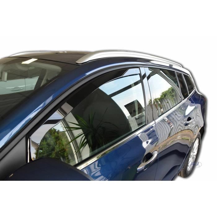 J&amp;J AUTOMOTIVE | Heko Deflecteurs d'air Déflecteurs de Vent Pour Renault Megane 4 Grandtour 2016-Pré