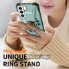 For Samsung S23 Ultra Anti -Scratch Metal Ring Holder Case For Samsung Galaxy S23 Ultra S22 Plus S21 Fe S 23 22 21 Coque