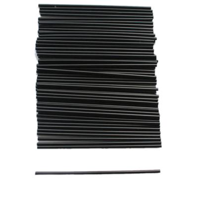 100X Black Plastic Mini Cocktail Straws For Celebration Drinks Party Supplies