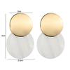 LOVBEAFAS 2026 Fashion Earrings For Women Round Shell Drop Earrings Metal Charming Bohemian boucles d'oreilles pour les femmes