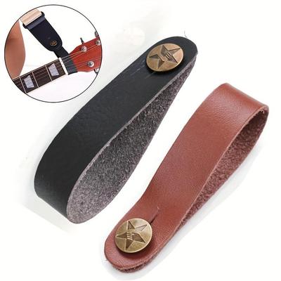 Exclusive PU Leather Guitar Strap for Acoustic, Folk, Bass, and Electric Guitars