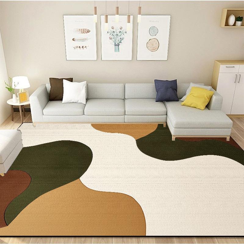 Modern Simplicity Carpets Living Room Coffee Tables Rugs Bedroom Abstract Large Area Plush Rugs Kids Play Crawling Mat Non-slip