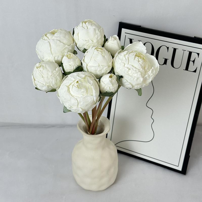 Peony Artificial Flower Bouquet For Wedding Photography And Home Decor