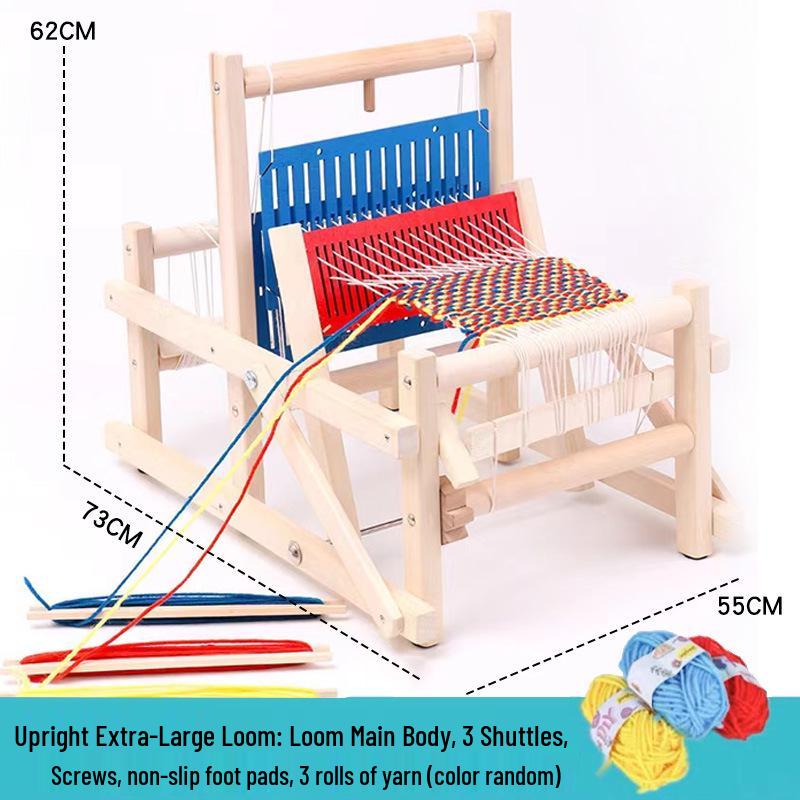 Children's Art Area Wool Knitting Board - DIY Weaving Material Kit for Kindergarten & Large Class Teaching