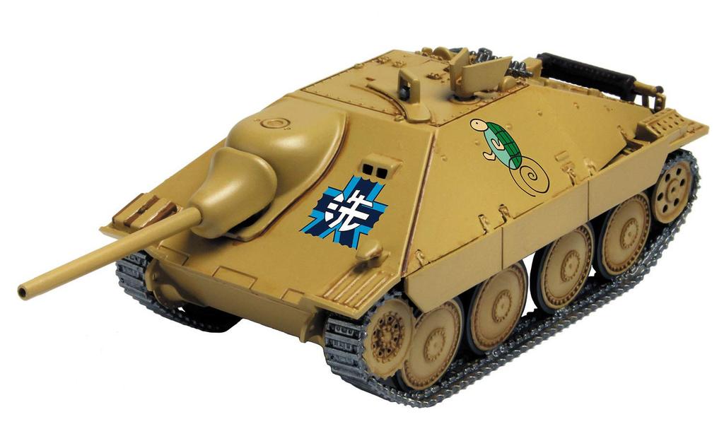 PLATZ Girls und Panzer Final Chapter Easy Model Tank Road 38(t) Tank Kai (Hetzer Specification) Kame-san Team 1/56 Scale Plastic Model GP56-5