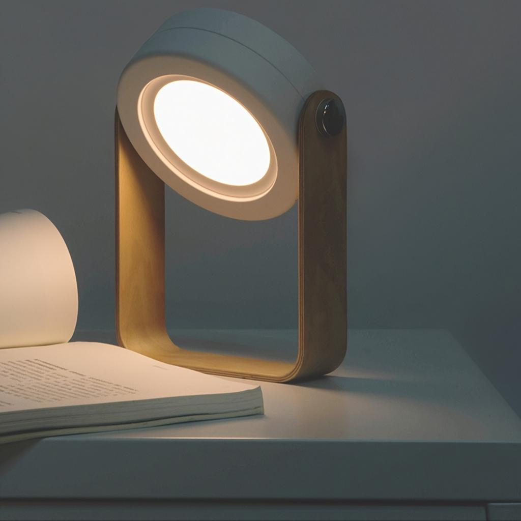 1pc Creative and Minimalist LED Rechargeable Portable Lantern Light, Foldable Soft Light, Eye Protection, Living Room, Bedroom