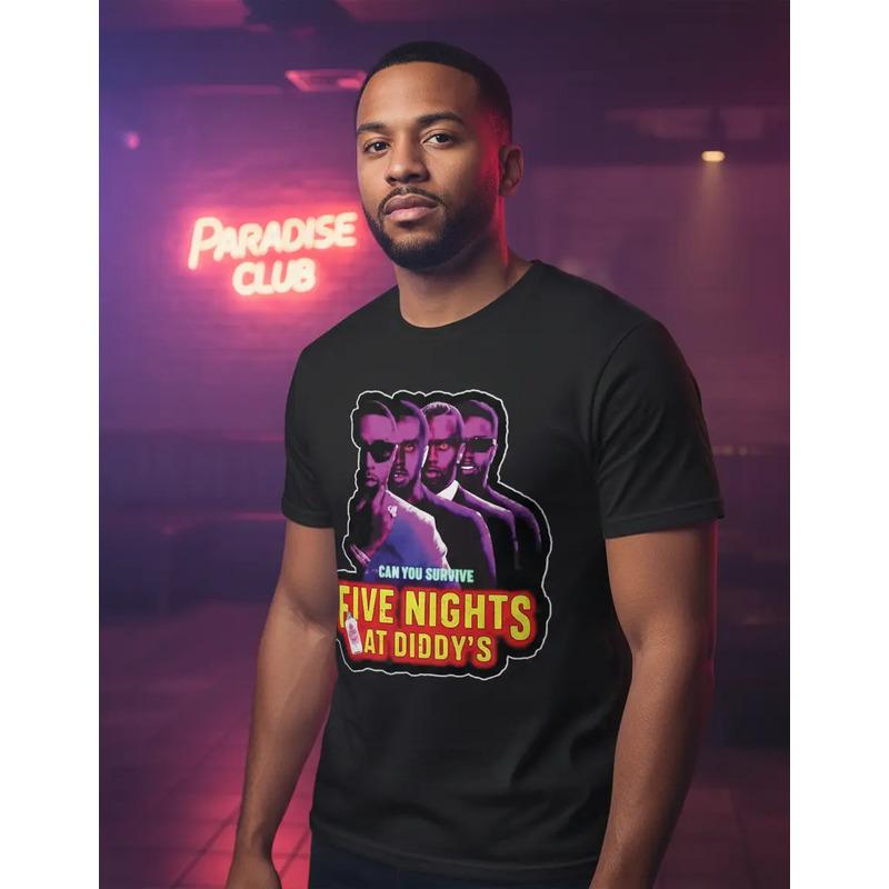 Camiseta Can You Survive Five Nights At Diddy s Ugly Chrisma S