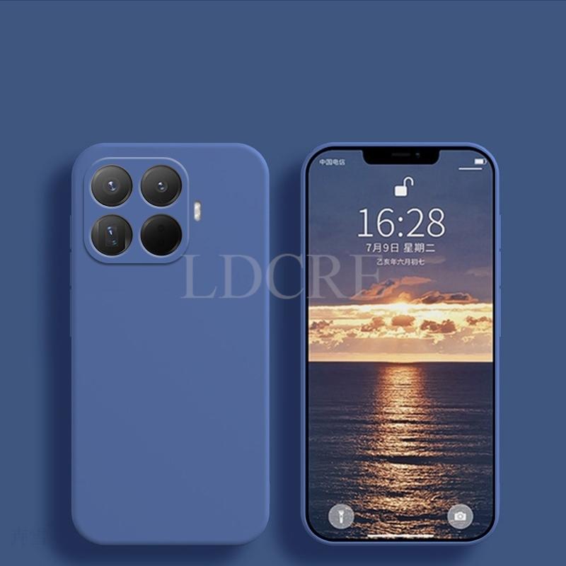 For Xiaomi 15T Pro Case Liquid Silicone Cover Xiaomi 15T Pro Case TPU Plain Rubber Phone Protector Case Xiaomi 15T Pro Cover