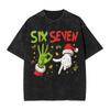 Sweet Number 67 Ice Cream Tshirt Summer  Y2k Retro T Shirts Cotton Hippie Tshirt For Man Shortsleeve Printed Tees