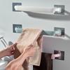 Multicolor Towel Wall Hanging Self-Adhesive Rod Hooking Holder No Drilling Towel Rag Rack Multi-Function Towel Storage Rack
