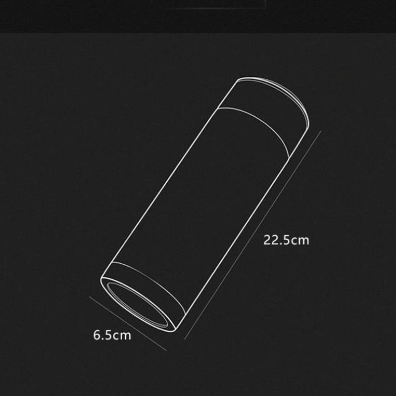 Potiskovací vakuová láhev Lucky Deer 304 z nerezové oceli Láhev na kávu a čaj na vodu 500 ml Domácí venkovní sportovní pohár na vodu