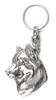 Siberian Husky, Chukcha - Silver-plated Dog Pendant, Handbag Decoration, Backpack Pendant by Art-Dog Brand