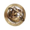 Mini Brass Armillary Globe – Vintage Maritime Decorative Showpiece