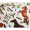 Scène à décorer pour enfants - Chevaux - Stickers Puffies