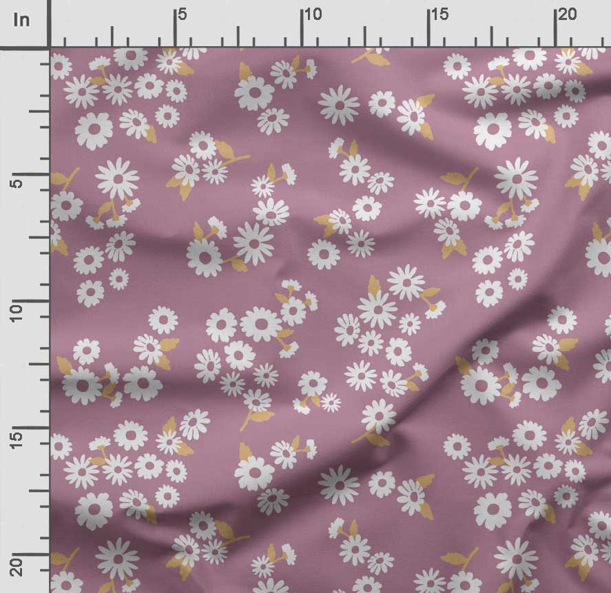 Soimoi Floral Print,  Cotton Cambric, Quilting Fabric Sold by The Yard 42 Inch Wide, Medium Weight Cotton Fabric,