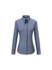 2024 Unisex Bamboo Fiber White Non-Iron Long-Sleeve Shirt: Women's Business Style