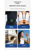Portable Waist-Hanging Fan with Flashlight & SOS - Outdoor Construction Cooling Tool with Stand